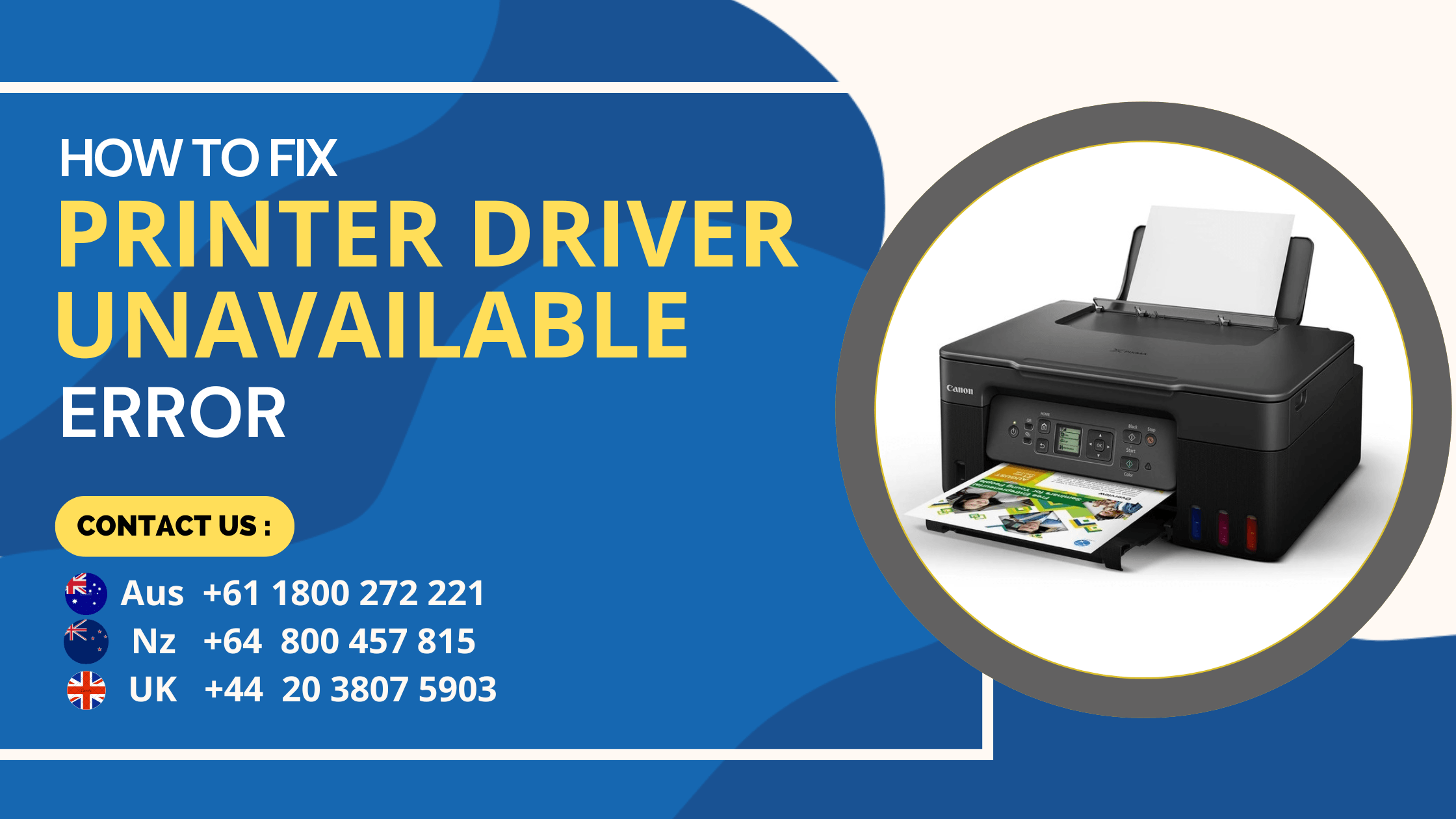 How to Fix Printer Driver Unavailable Error
